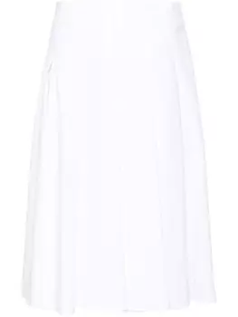 Semicouture юбка со складками, белый