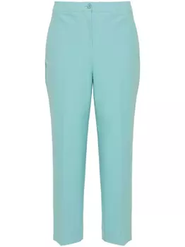 Semicouture укороченные брюки Stevie строгого кроя, синий