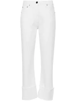 Semicouture укороченные джинсы, белый