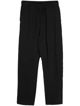 Semicouture укороченные зауженные брюки, черный