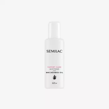 Semilac, Acetone Expert Care, масло макадамии, 125 мл
