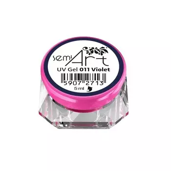 Semilac Semi Art UV Gel 011 Фиолетовый гель-лак для декора