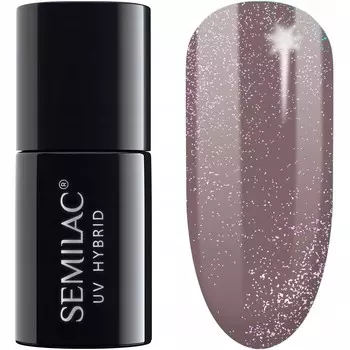 Semilac, Shimmer Dust, гибридный лак для ногтей, 322 коричневый, 7 мл