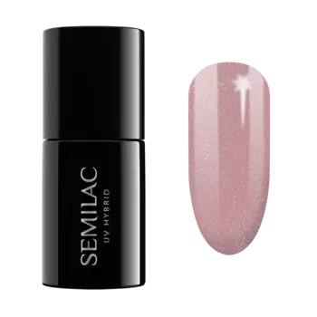 Semilac UV Hybrid Shimmer гибридный лак для ногтей, 320 Shimmer Dust Beige