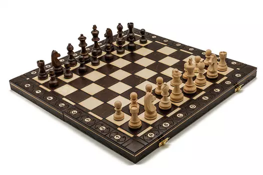 Сенатор Чесс, логическая игра, Журек Шахматы, коричневый Szachy urek