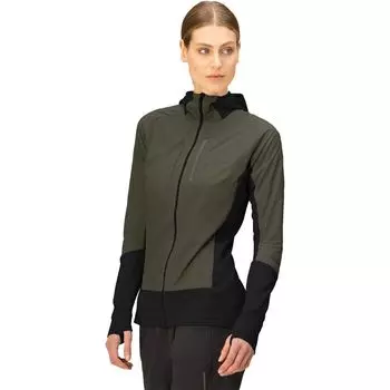 Сенджа альфа90 худи на молнии Norrona, зеленый