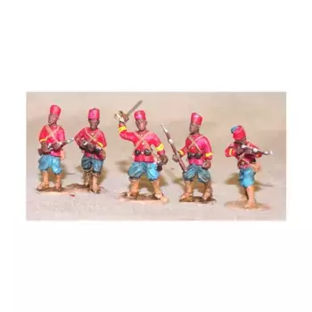 Сенегальские спахи в спешке - смешанный комплект (28 мм), Colonial Wars Troops (28mm) (Reviresco)