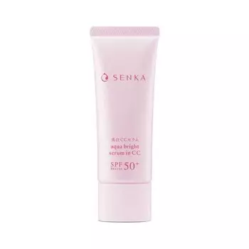 Senka Aqua Bright Serum In CC SPF 50+ PA++++ 40 г. Крем для лица, Pink