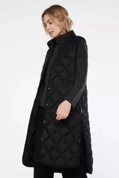 SENSES.THE LABEL Длинный жилет с разрезами по бокам Senses.The Lable, черный