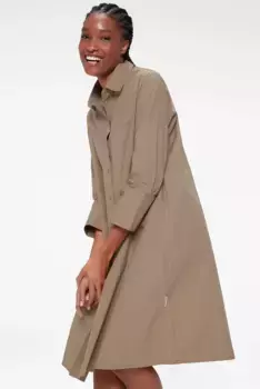 SENSES.THE LABEL Летнее платье из хлопка Senses.The Lable, бежевый