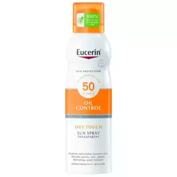 Sensitive Protect Прозрачный солнцезащитный спрей Dry Touch SPF50 200 мл Eucerin