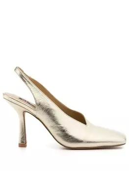 Senso кожаные мюли Sawyer II 95 мм, золотистый