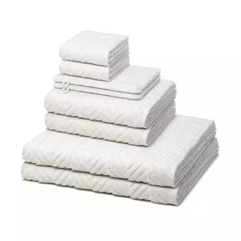 Sensual Skin Zopf Набор полотенец Ross 8-teilig, 50x1x100 см, белый