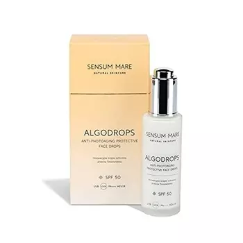Sensum Mare ALGODROPS Инновационные защитные капли против фотостарения SPF 50 UVB UVA PA++++ HEV/IR
