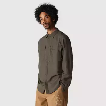 Sequoia The North Face Мужская рубашка, коричневато-зеленый