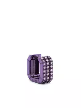 Серьга Candy из белого золота с бриллиантами ERA, фиолетовый