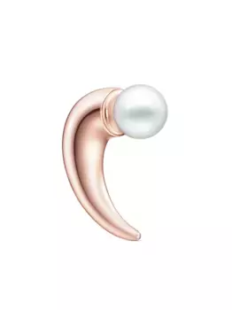 Серьга Collection Line Danger Horn из золота Sakuragold TASAKI, розовый