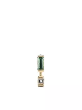 Серьга Compuesta из желтого золота с аметистом Aliita, золотой