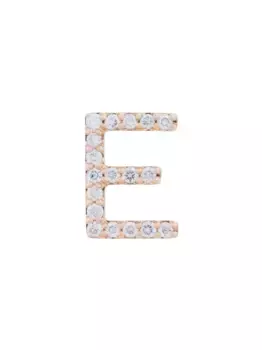 Серьга-гвоздик Alinka ID из розового золота с бриллиантами, металлик