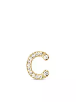 Серьга-гвоздик Petite C из желтого золота Sophie Bille Brahe, золотой