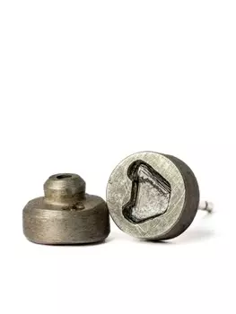 Серьга-гвоздик с бриллиантом Parts of Four, серебряный