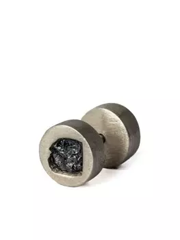 Серьга-гвоздик с бриллиантом Parts of Four, серебряный