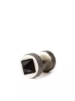 Серьга-гвоздик с кристаллом Parts of Four, серебяный