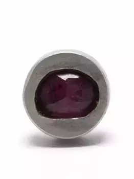 Серьга-гвоздик с рубином Parts of Four, серый