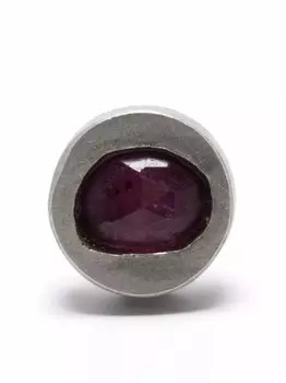 Серьга-гвоздик с рубином Parts of Four, серый