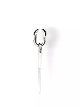 Серьга-хагги Deco Parts of Four, серебряный