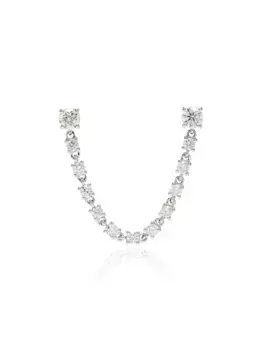 Серьга из белого золота с бриллиантами Anita Ko, серебяный