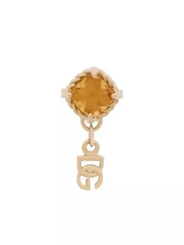 Серьга из желтого золота с цитрином DOLCE & GABBANA, золотой