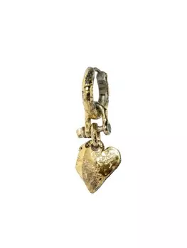 Серьга Jazz's Solid Heart Parts of Four, золотой
