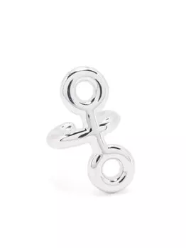 Серьга-кафф Binary Chain Charlotte Chesnais, серебряный