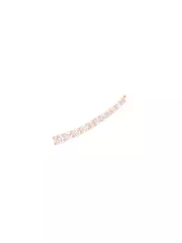 Серьга-кафф Dasha Super Fine из розового золота с бриллиантами ALINKA, металлик