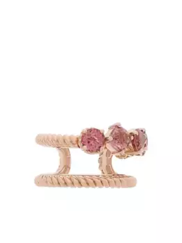 Серьга-кафф из красного золота с турмалином DOLCE & GABBANA, красный