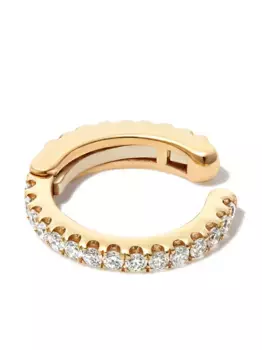 Серьга-кафф из желтого золота с бриллиантом MARIA TASH, золотой