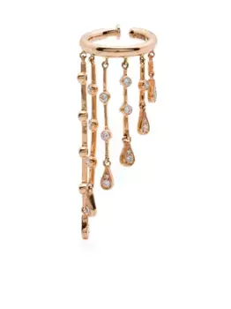 Серьга-кафф из желтого золота с бриллиантами SHAY, золотой