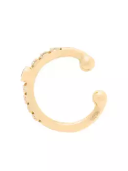 Серьга-кафф из желтого золота с бриллиантами Scosha, золотой