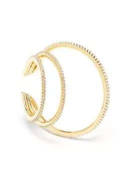 Серьга-кафф Jade с кристаллами Federica Tosi, золотой