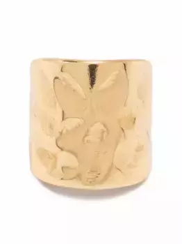 Серьга-кафф с эффектом чеканки Emanuele Bicocchi, золотой