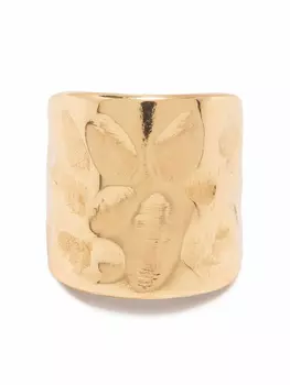 Серьга-кафф с эффектом чеканки Emanuele Bicocchi, золотой