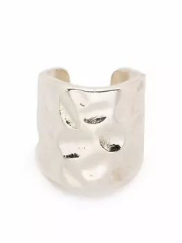 Серьга-кафф с эффектом чеканки Emanuele Bicocchi, серебряный