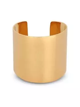 Серьга-кафф с логотипом Balmain, золотой