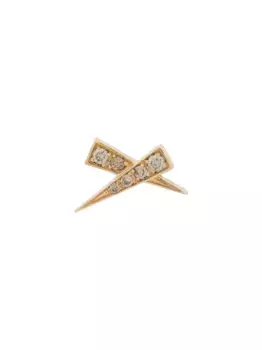 Серьга Kiss из желтого золота с бриллиантами Daou, золотой