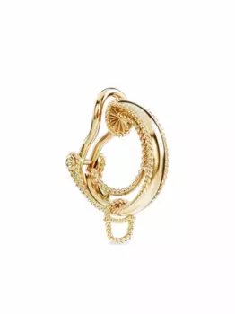 Серьга-кольцо Alphabet из желтого золота DOLCE & GABBANA, золотой