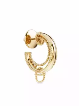 Серьга-кольцо Alphabet из желтого золота DOLCE & GABBANA, золотой