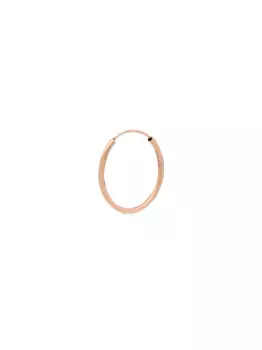 Серьга-кольцо из розового золота Jacquie Aiche, розовый