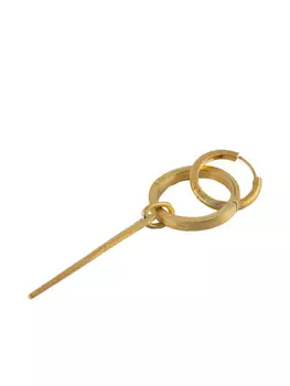 Серьга-кольцо V2 Parts of Four, золотой