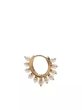 Серьга-корона из 18-каратного желтого золота MARIA TASH, золотой